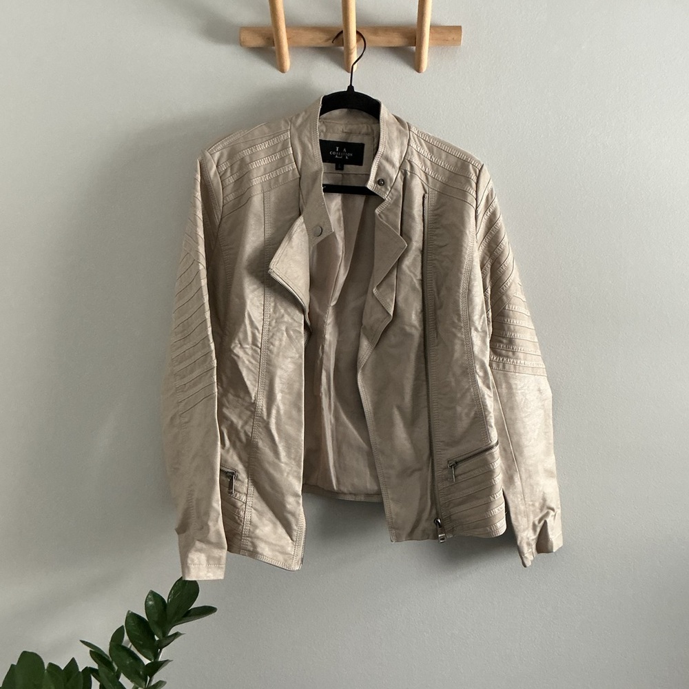 La Coalition Vegan Leather Moto Jacket